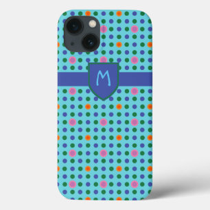 Monogram Polka dots Anpassningsbar iPhone 6 Xtreme