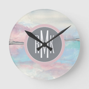 Monogram Punkt II Rund Klocka