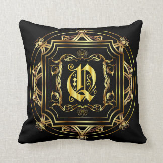 Monogram Q Anpassar sig till alla Anpassa Redigera Kudde