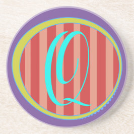 Monogram Q Sandstone-Underlägg Underlägg