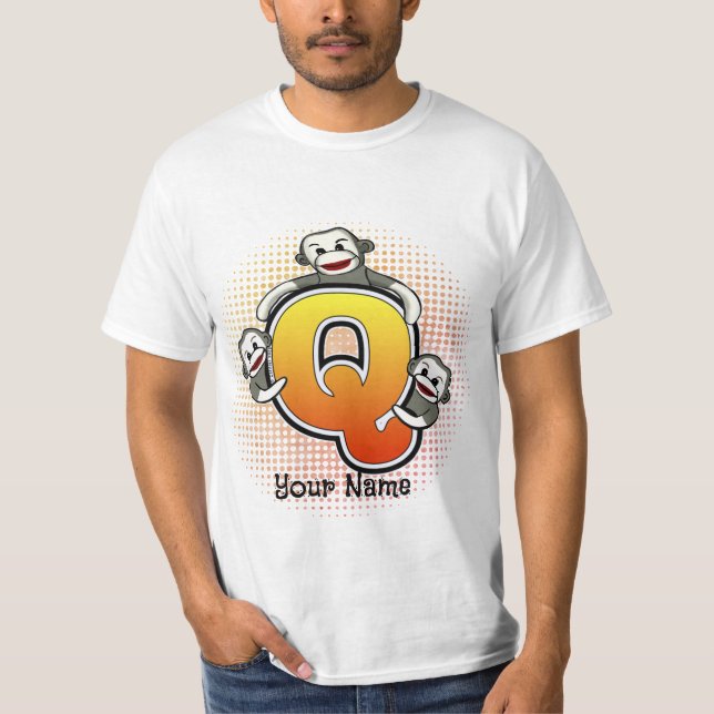 Monogram Q Strumpapa T-Shirt (Framsida)