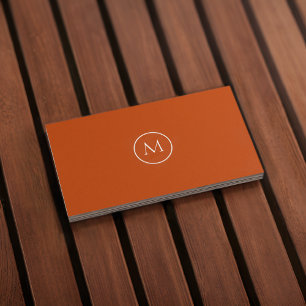Monogram Qr-Affärskortet Cinnamon Visitkort