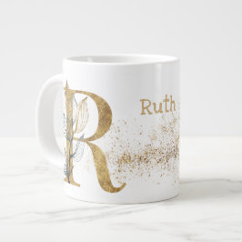 Monogram "R" Jumbomugg Soppa Glass Jumbo Mugg