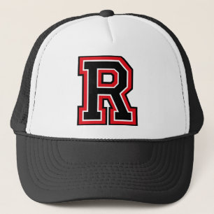 Monogram "R" märka med sina initialer Keps