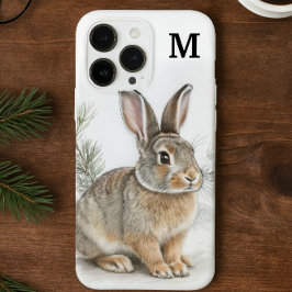 Monogram Rabbit and Pine 