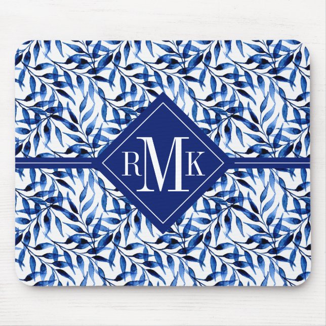 Monogram | räcker det målade musmatta (Framsidan)
