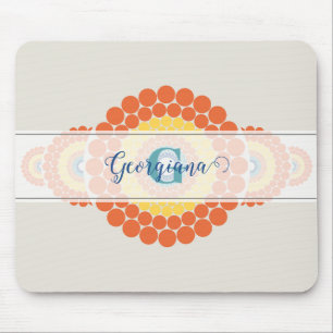 Monogram Radiant Aegean Summer Ornamental Mandala Musmatta