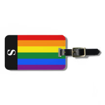 Monogram Rainbow Lesbisk Gay Bisexual Transgender