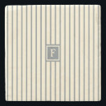 Monogram Rand Stenunderlägg<br><div class="desc">Här är ett underbart alternativ för ditt hem. Utformningen har ett klassiskt rand i en kombination av maj silke och grått färg. Anpassa monogrammet. Använda mallen som du vill anpassa med önskad inledande anpassning.</div>
