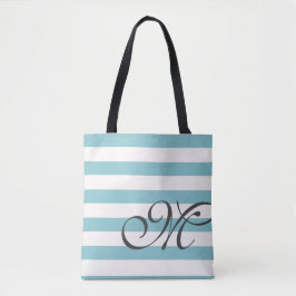 Monogram & Rand Tote Bag Tygkasse