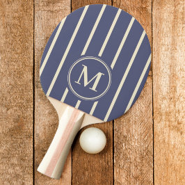 Monogram randig Lavendelbris färg Pingisracket