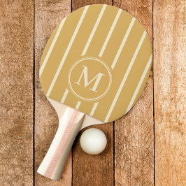 Monogram-randig Sand Sunrise-färg Pingisracket