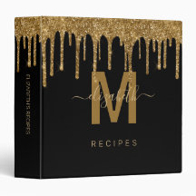Monogram Recipe i chic Guld