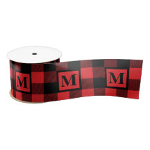 Monogram Red and Black Buffalo Play