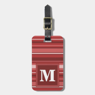 Monogram red rand bagagebricka