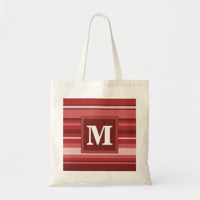 Monogram red rand tygkasse (Framsidan)