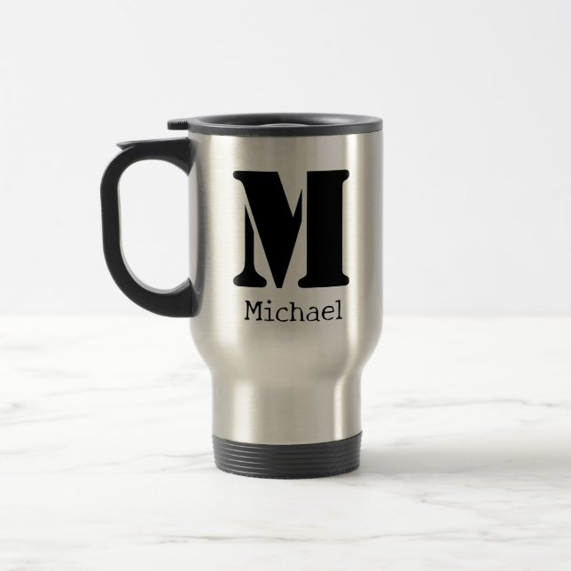Monogram-Resemugg för anpassat namn för skript Resemugg (Vänster)