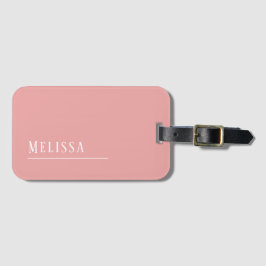 Monogram resväska, rosablush bagagebricka