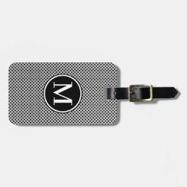 Monogram RF svart romb punkt Bagagebricka