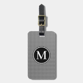 Monogram RF svart romb punkt Bagagebricka