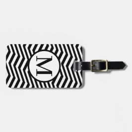 Monogram RFBW Tilted Chevron Bagagebricka