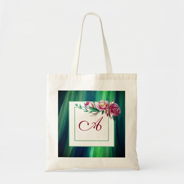 Monogram Ro budget Tote Tygkasse (Framsidan)