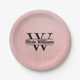 Monogram ro Glitter | Girly Modern Gnistra