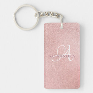 Monogram ro guld glitter