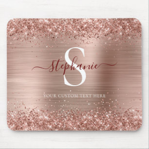 Monogram Ro Guld Glitter Girly Glam Musmatta