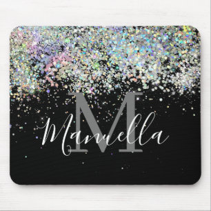 Monogram Ro Guld-Glitter Musmatta