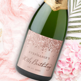 Monogram ro guldfolja Glitter 30års födelsedag