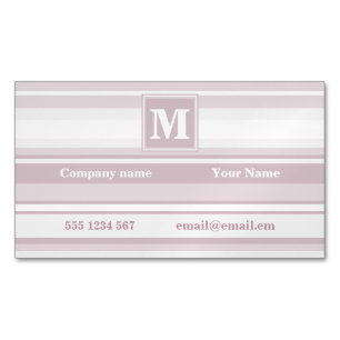 Monogram ro kvarts rand visitkortmagnet