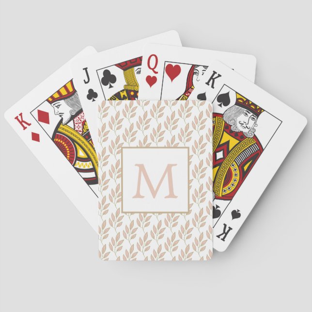 Monogram ro Löv Casinokort (Baksidan)