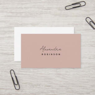 Monogram Ro minimalistiskt Affärskort för kvinnor Visitkort