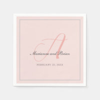 Monogram Ro Rosa, och Dove Grått