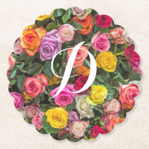 Monogram Ro Wedding Favor Underlägg Papper