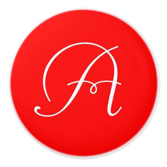Monogram Röd Knopp (Framsidan)