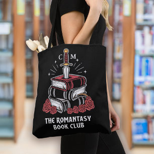 Monogram Romantasy Bok Klubb Bookish Tygkasse