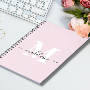 Monogram Rosa Anpassningsbar för bärbara datorer - Anteckningsbok