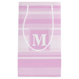 Monogram rosa babyränder