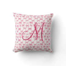 Monogram Rosa Bow Coquette Aesthetic Girls