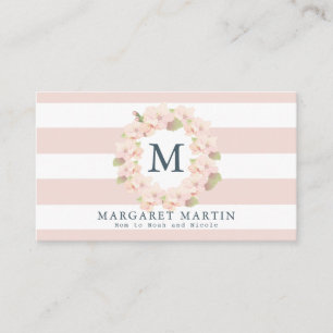 Monogram Rosa Cherry Blommar Utandning Mamma