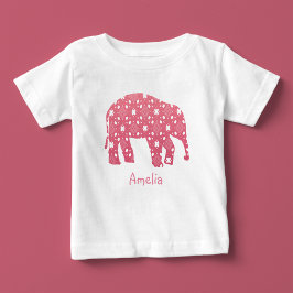 Monogram Rosa Elephant Baby T Shirt
