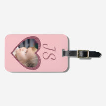 Monogram Rosa Hearts Anpassningsbar Kids Photo