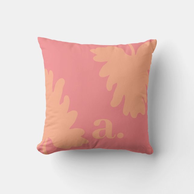 Monogram Rosa Kudd Kudde (Framsida)