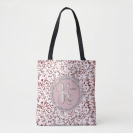 Monogram Rosa  Marble Tygkasse