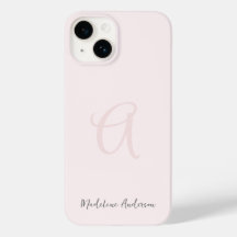 Monogram Rosa Modern minimalistisk kvinnlig kvinn