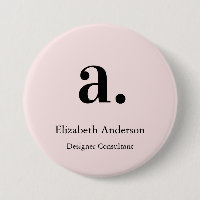 Monogram Rosa Modern minimalistisk kvinnlig kvinn