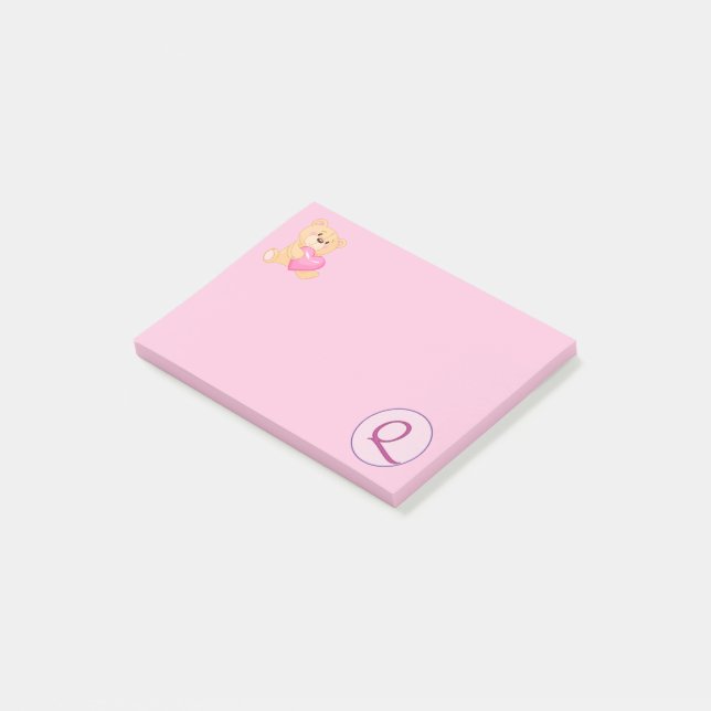 Monogram Rosa Q Post-it Block (Vinklad)