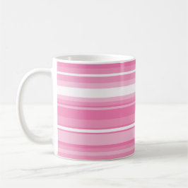 Monogram rosa rand kaffemugg
